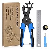 Diyife Professional Leather Hole Puncher, Full Set