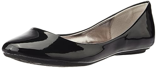 steve madden black patent leather flats