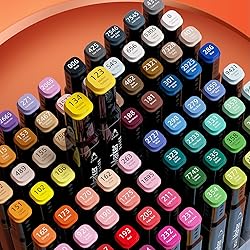 M&G 40 Colors Dual Tip Alcohol Markers, Dual Tip