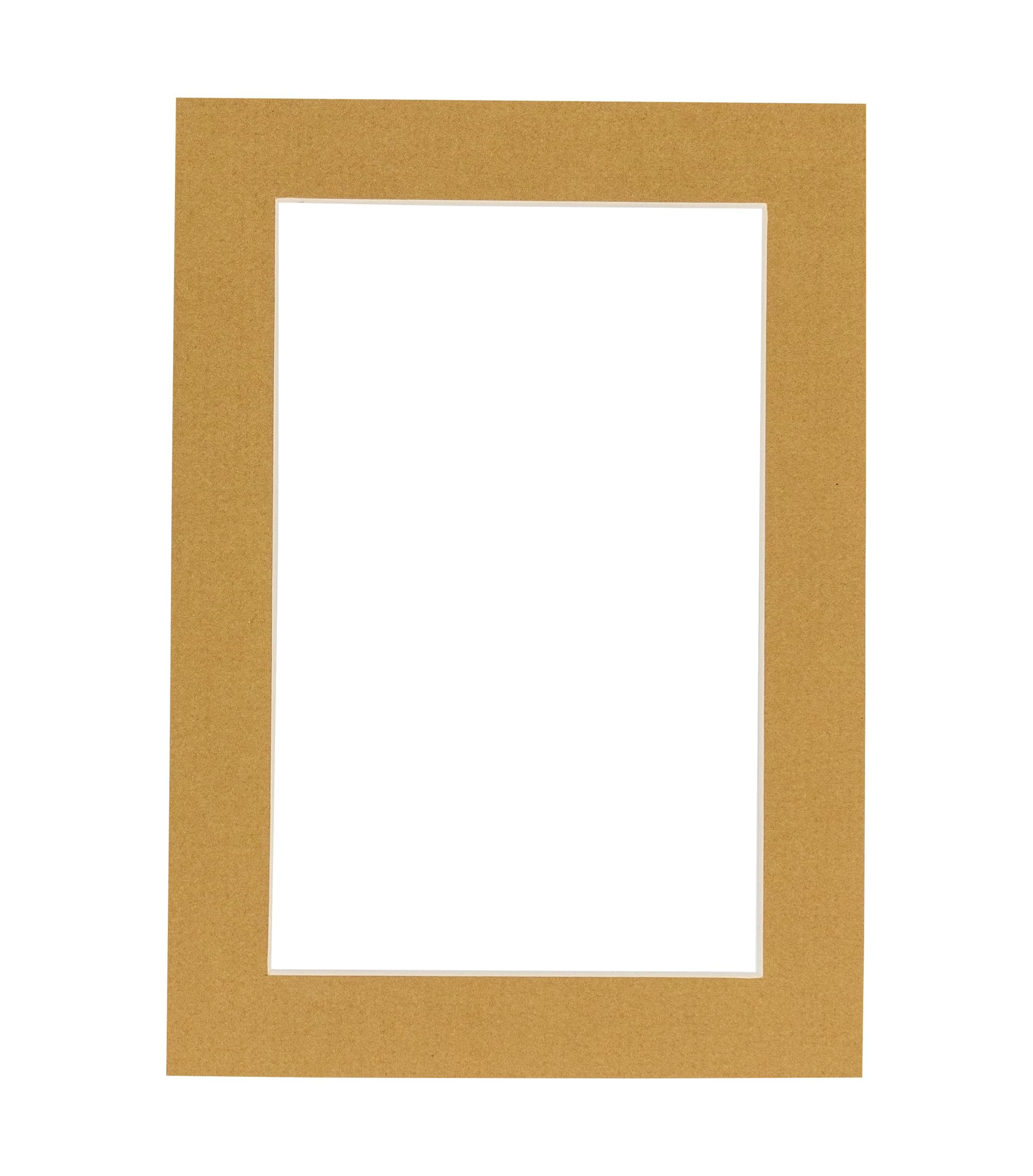 12x16 Mat for 11x14 Photo - Precut Rattan Beige