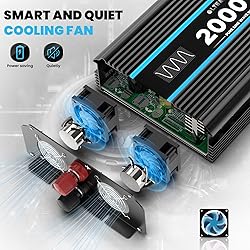 OLTEANP 2000W Pure Sine Wave Power Inverter 12V DC