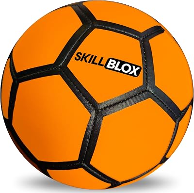SKILL BLOX SoftStrike Home Training Ball Size 4, Indoor Football Gift