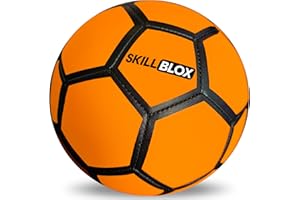 Skill BLOX SoftStrike Home Indoor Skills Training Soccer Ball - Soccer Gifts for Boys - Skills Ball for House - Size 4