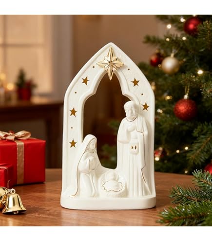 Amazon.com: One Holiday Way 10 Piece White Porcelain Christmas