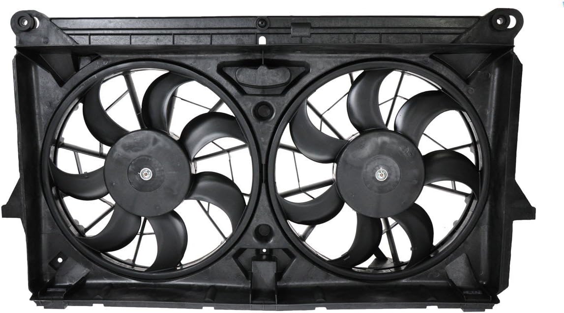 Radiator Cooling Dual Fan w/Motors Blades for GMC Chevy Pickup Truck