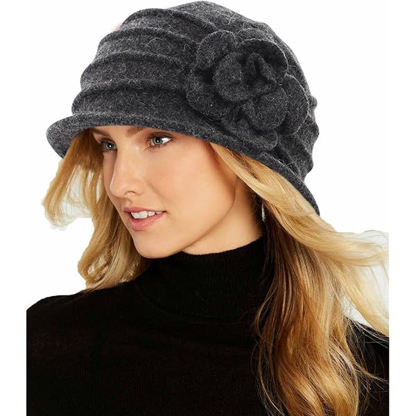 Quilted Bucket Hat Winter Warm Hat for Woman Down Padding  display picture 2