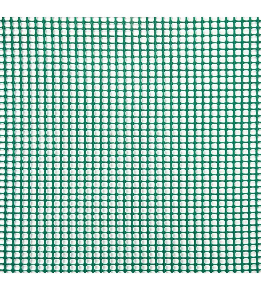 Verdemax 7772 1 x 5 m 5 mm Square Net Miniroll Mesh - Green