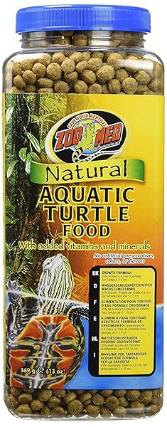 ZOO MED NATURAL AQUATIC TURTLE FOOD (PELLETS) 13 OZ – PACK OF 6