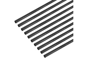 M METERXITY 10-Pack Carbon Fiber Rods, 300mm Length 3mm Dia Carbon Fiber Solid Matte Pole for RC Airplane/DIY Craft/Quadcopter Arm/Scale Model Kite Wing Tube [11.81 x 0.12IN]