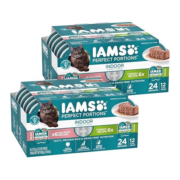 IAMS PERFECT PORTIONS INDOOR ADULT GRAIN FREE WET...