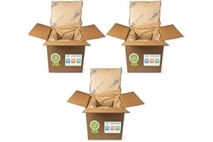 IDL Packaging 10" x 10" x 10" Insulated Shipping Box, 1.5-Gallon Capacity, Pack of 3 - Includes EcoMax™ Thermal-Paper Liners, Absorb Condensation - For Frozen Food, Meat, or Fish