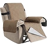 H.VERSAILTEX 100% Waterproof Quilted Recliner Chair Cover Recliner Cover Recliner Slipcover for Living Room, Secure with Elas