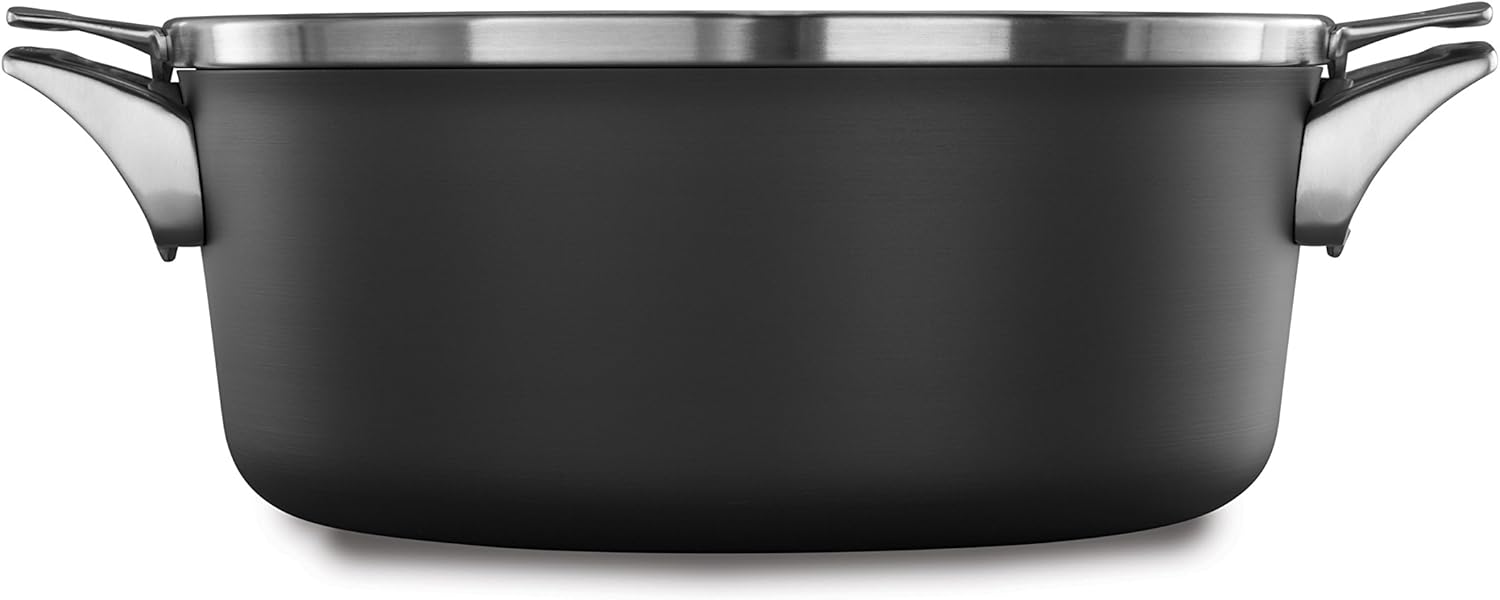 Calphalon Premier Space Saving Nonstick 8.5qt Dutch Oven with Cover