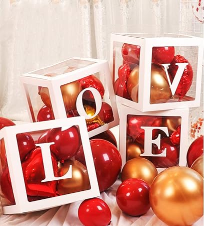 Amazon Com Barabox Balloon Box Love By Alett White 2020 Popular
