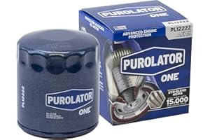 Purolator PL12222 PurolatorONE Advanced Engine Protection Spin On Oil Filter Compatible With Ram 1500, Chevrolet Silverado 1500, Silverado 2500 HD, Jeep Compass, Cherokee, Patriot and GMC Sierra 1500