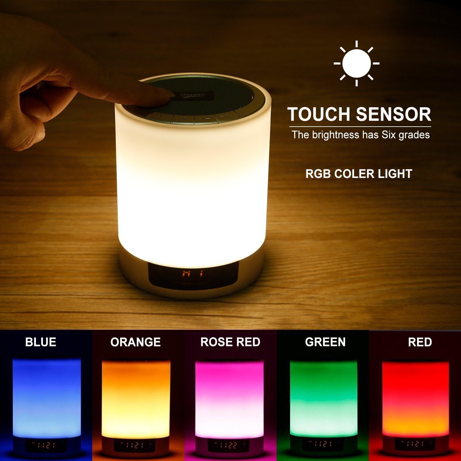 bluetooth speaker mood light