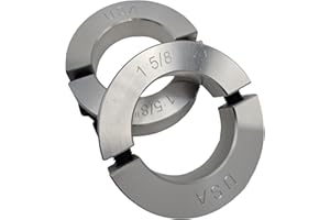 Coastal Shaft Collars – 1.625" Bore Diameter - Clamping Two Piece Shaft Collar - 2024 Aluminum (2 Pack)