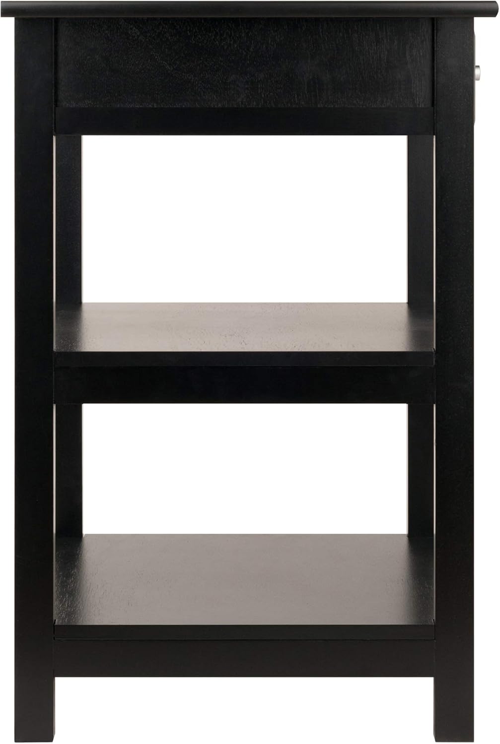 Winsome Delta Printer Stand Black Home Office: Kitchen & Dining
