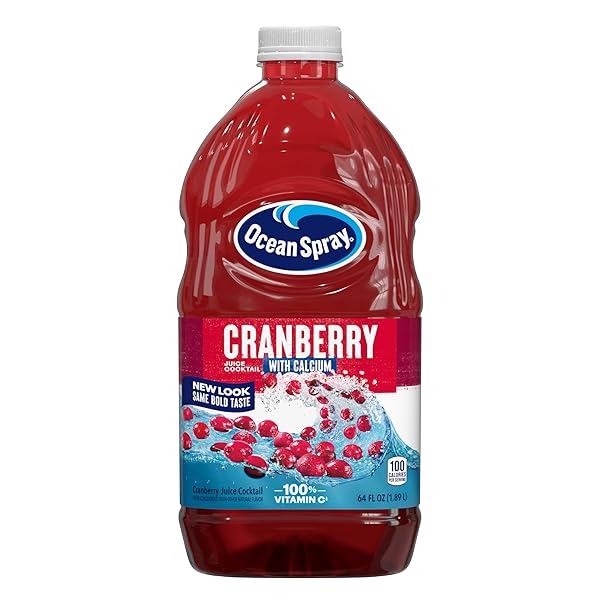 OCEAN SPRAY® CRANBERRY JUICE COCKTAIL WITH CALCIUM, 64 FL OZ BOTTLE