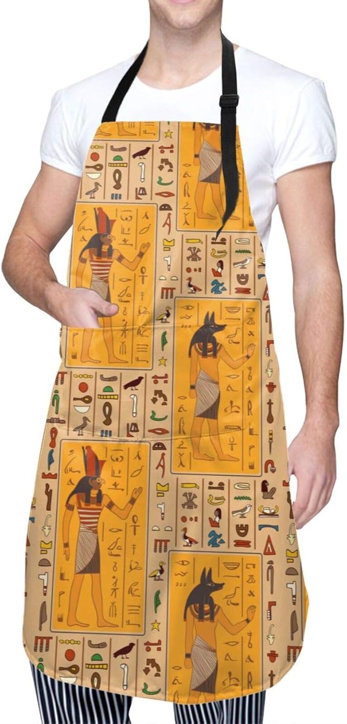 Ancient Egyptian Hieroglyphs Unisex Waterproof Kitchen