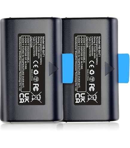 Amazon.com : OHZHAO Upgraded 8200mAh Long-Lasting Camera Battery