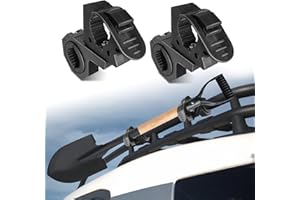 Quick Release Shovel Holder Mount Roof Rack Shovel Mounts for Trucks Off-Road Vehicles UTVs ATVs with 1" 1.5" 1.75" Bull Bars