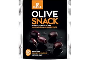 GAEA Olive Snack Packs - 2.3 Ounce (Pack of 8)(Kalamata)
