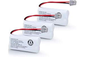 BAOBIAN BT-1021 BT-1016 BT-1008 BT-1025 Handset Cordless Telephone Battery BBTG0847001 BBTG0798001 Compatible with for Uniden BT1021 BT1008 BT1016 BT1025 Empire CPH-515B Phone (3 Pack)
