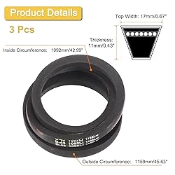 uxcell 3 Pack B-43 Classic Wrapped