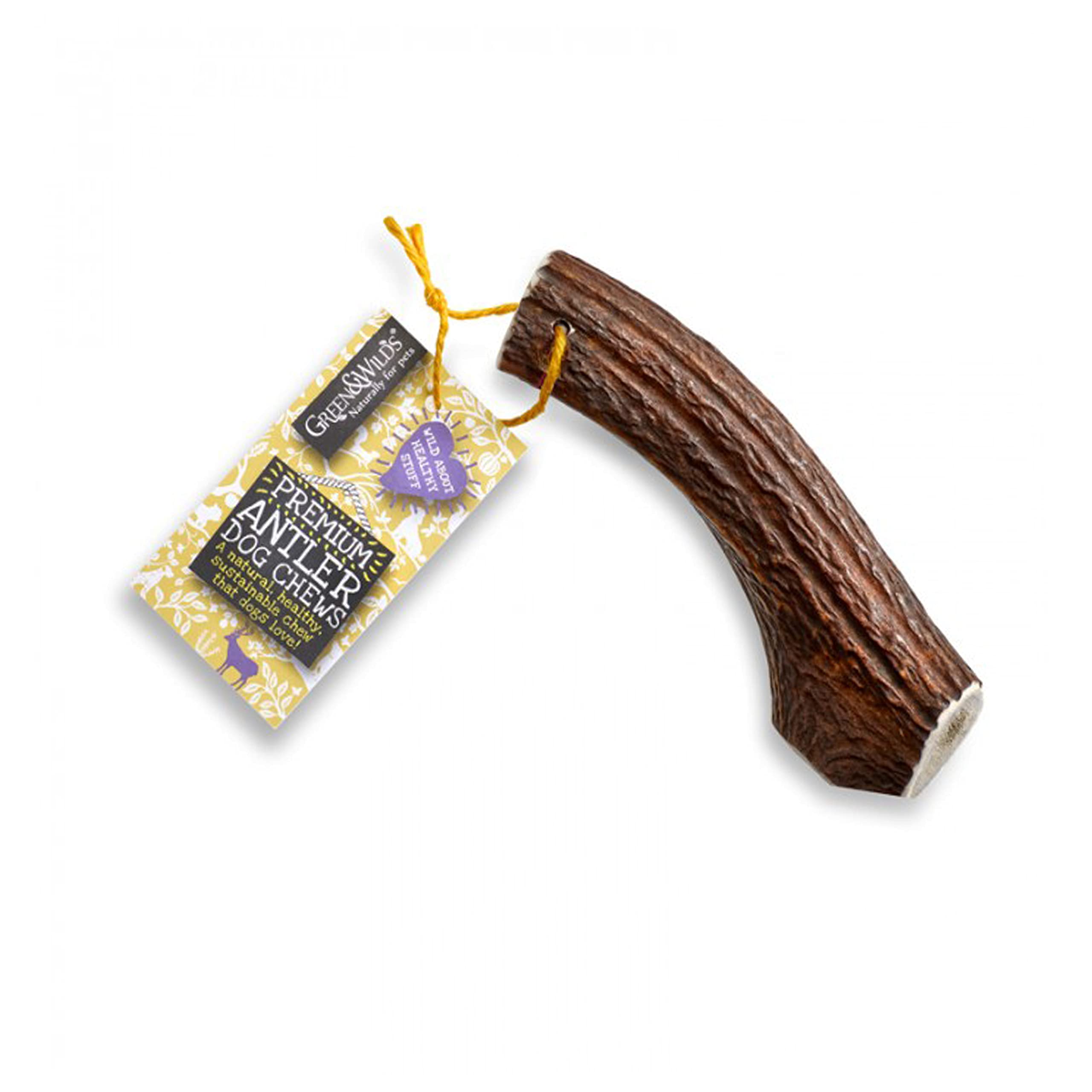 Green & Wilds Original Antler Dog Chew – Tough Extra Large