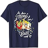 Rainbow Brite Christmas Merry & Brite Sleigh Ride T-Shirt
