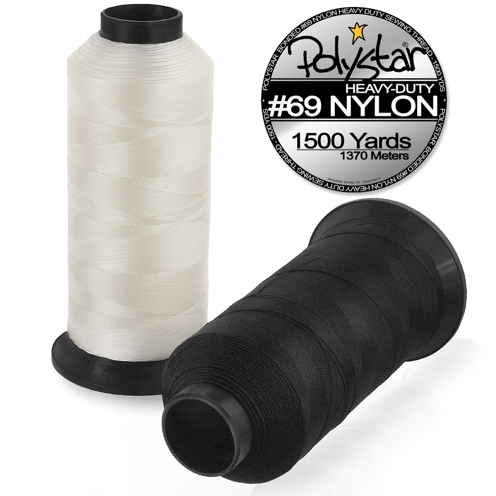 Polystar HeavyDuty 69 Bonded Nylon Sewing Thread 1500 Yard Spool