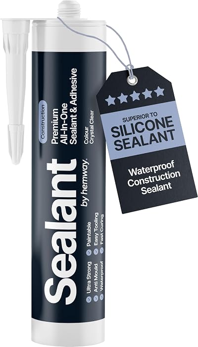 Hemway Crystal Clear Hybrid Polymer Sealant & Adhesive 300ml