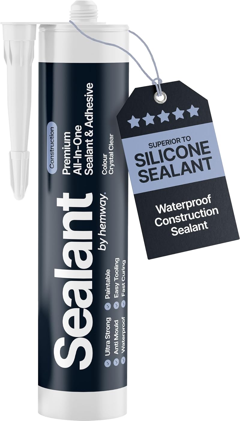 Hemway Crystal Clear Hybrid Polymer Sealant & Adhesive 300ml