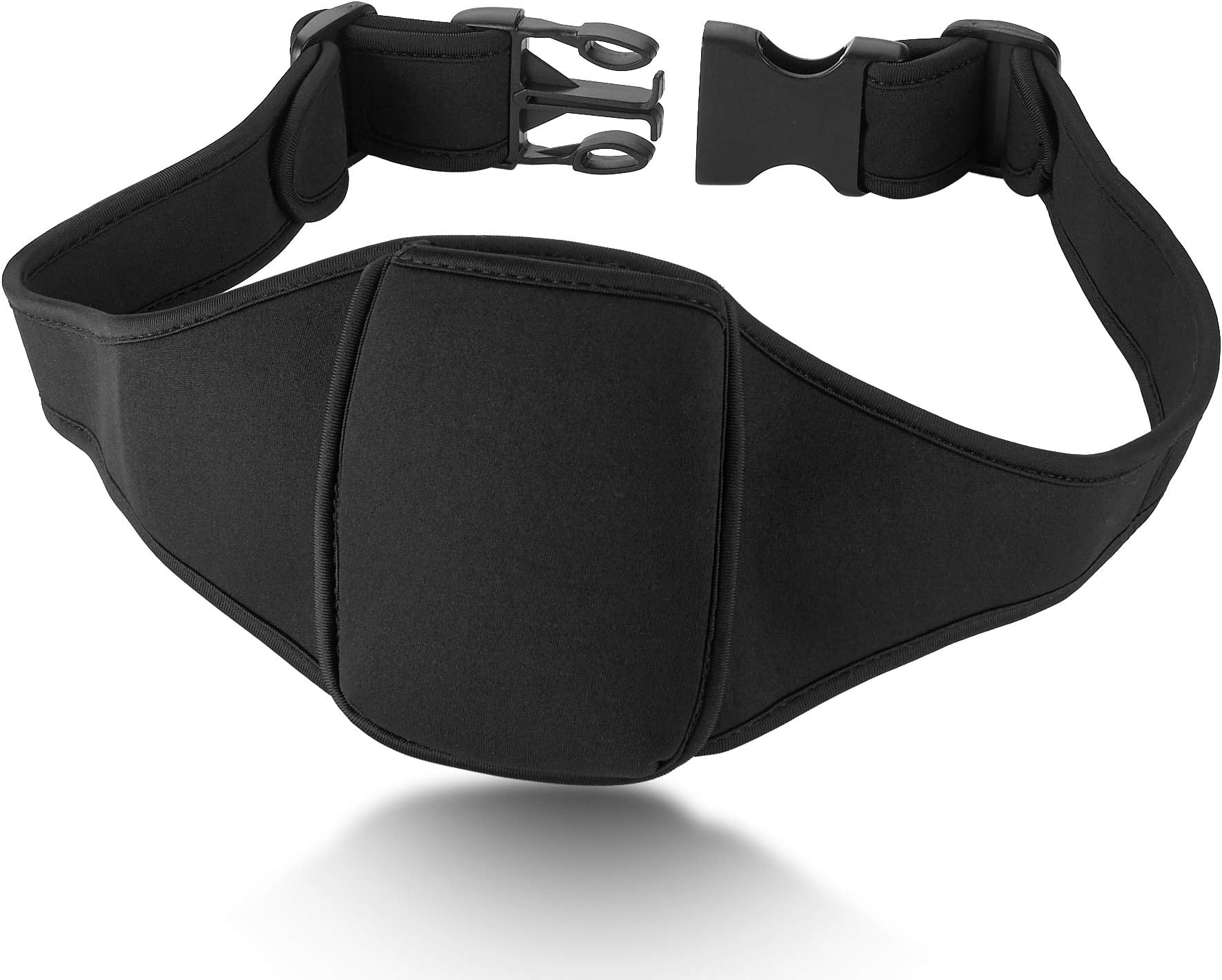 Vertical Carrier Belt for Cellphones and Music Players, Lightweight, Comfortable Adjustable Cushioned Waist Belt for Biking, Hiking, Outdoor