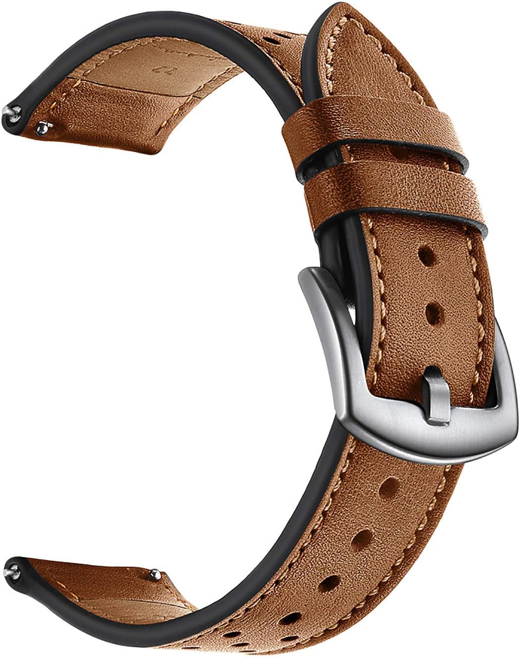 OXWALLEN Compatible with Samsung Active/Active 2, Samsung Galaxy Watch 42MM 41MM 45MM 46MM, Gear Sport, Vivoactive 3 Quick Release Watch Band, fit 20mm 22MM Mens Watches