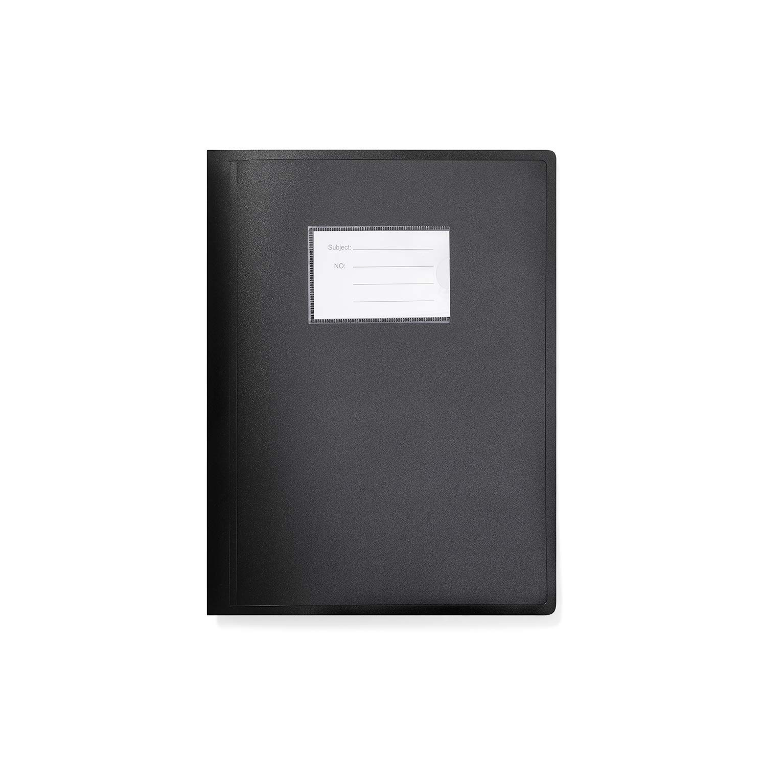 Arpan A4 Black Presentation Display Book Folder with Flexible Cover for Individuals, School, Colleges, Offices, Professionals, Businesses - Flexicover 62 Pockets 124/Sides Pocket
