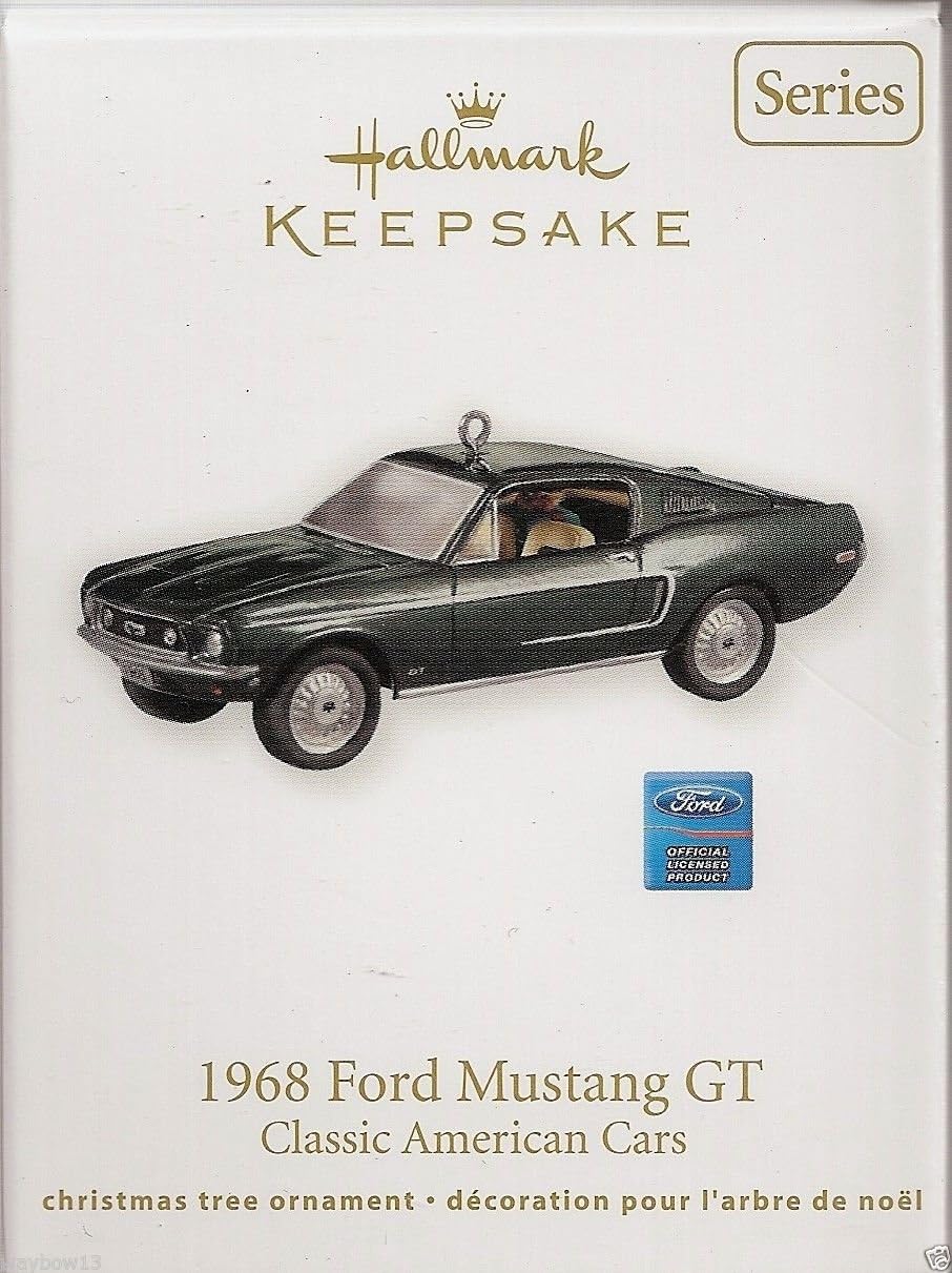 ford mustang gt for sale near me on Amazon Com Hallmark 1968 Ford Mustang Gt 21 2011 Ornament Qx8847 Home Kitchen