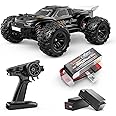 HYPER GO H16BM Brushless 42 Mph Fast RC Cars for Adults, 1/16 Hobby Off-Road RC Truck, RTR Remote Control Car (2 x 2S Lipo and 1 x 3S Lipo Battery and 3S Charging Cable Included