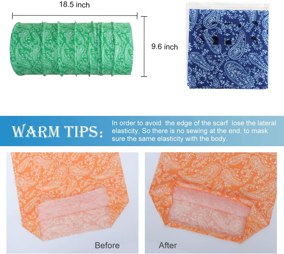 écharpe magique multifonction