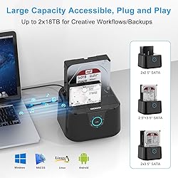 GODO USB 3.0 to SATA III Mini Dual Bay External