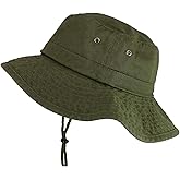 Trendy Apparel Shop XXL Oversize Large Brim 100% Cotton Outdoor Boonie Hat