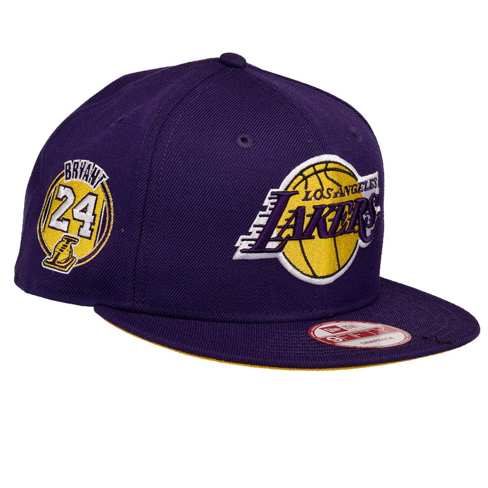 New Era Kobe Bryant Los Angeles Lakers Retirement Collection Jersey 9Fifty Adjustable Fit Hat (Purpl
