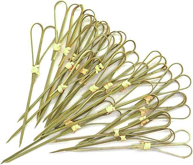 PuTwo Cocktail Sticks Japaneses Style 100 Counts Bamboo Toothpicks for