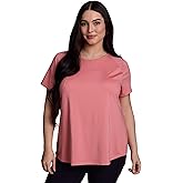 RBX Active Women's Workout Top with Mesh Panels, Breathable Quick Drying Gym Running T-Shirt, with Plus Sizes