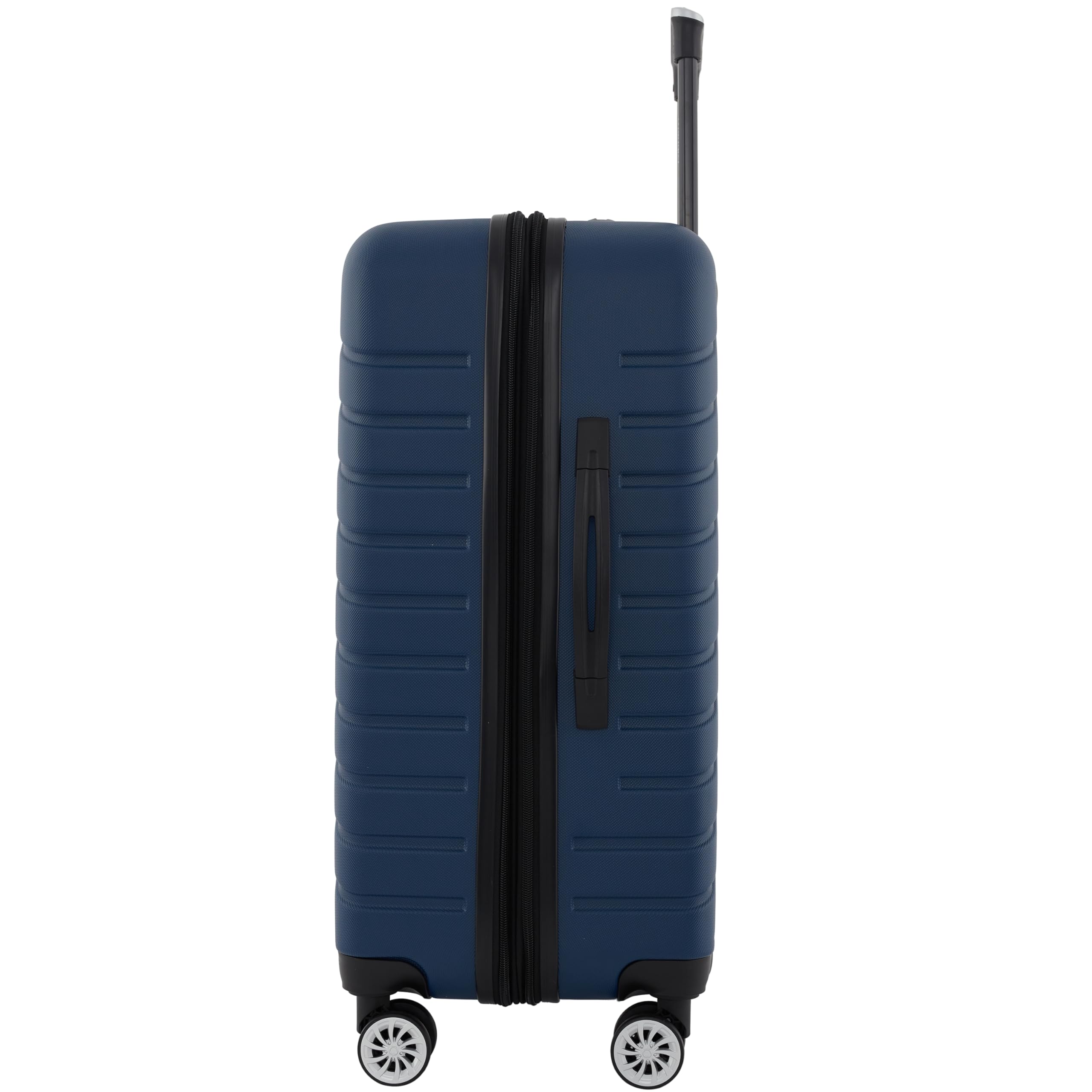 Wrangler Tahoe 3 Piece Spinner Luggage Set, Poseidon Blue, 20 x 12 x 18.5 inches