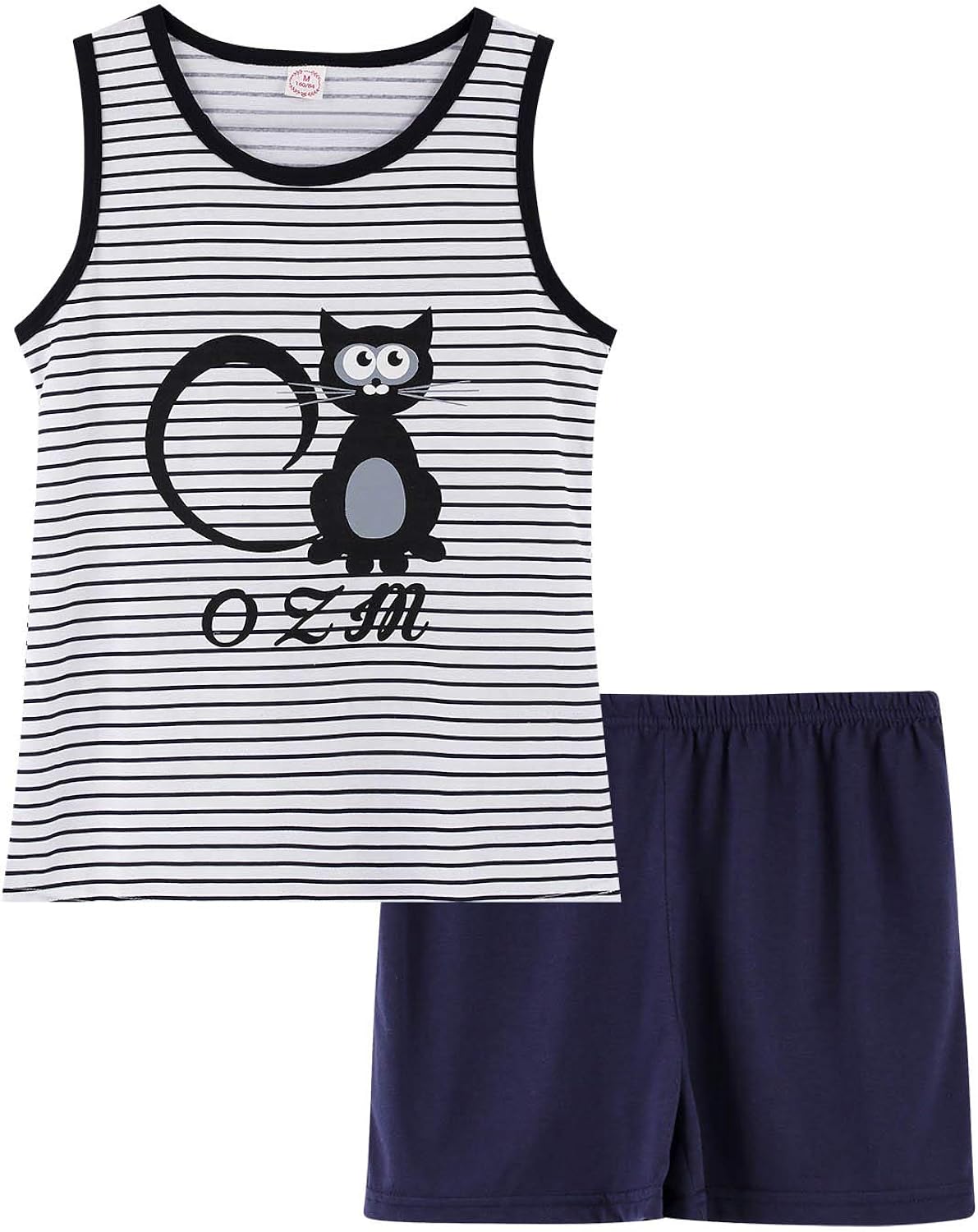Beezizac Girls Tank Top and Shorts Cotton Pajama Set Teens