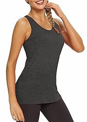 Mippo Athletic Tank Tops for Women Long Workout