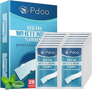 Whitening Strips 14 Applications | Effective Zähne Aufhellen in 7 Days | Teeth Whietning Strips that Enamel-Safe, No-Sensitivity | Entfernt Verfärbungen Effektiv Zahnaufhellung | Mint