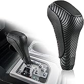 JDMON Automatic Gear Shift Knob Head Lever Compatible with Toyota 4Runner 2012-2023 Toyota Tundra TRD PRO 2014-2021 Shifter Knob Handle Lever Replace PTR5734140 PTR57-34141 (Carbon Fiber Pattern)